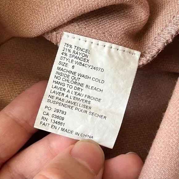 Space Grey Flower Embroidery Dress (Size 6) - Picture 4 of 6